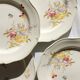Flat plates in earthenware "Butterfly Flowers" Gien