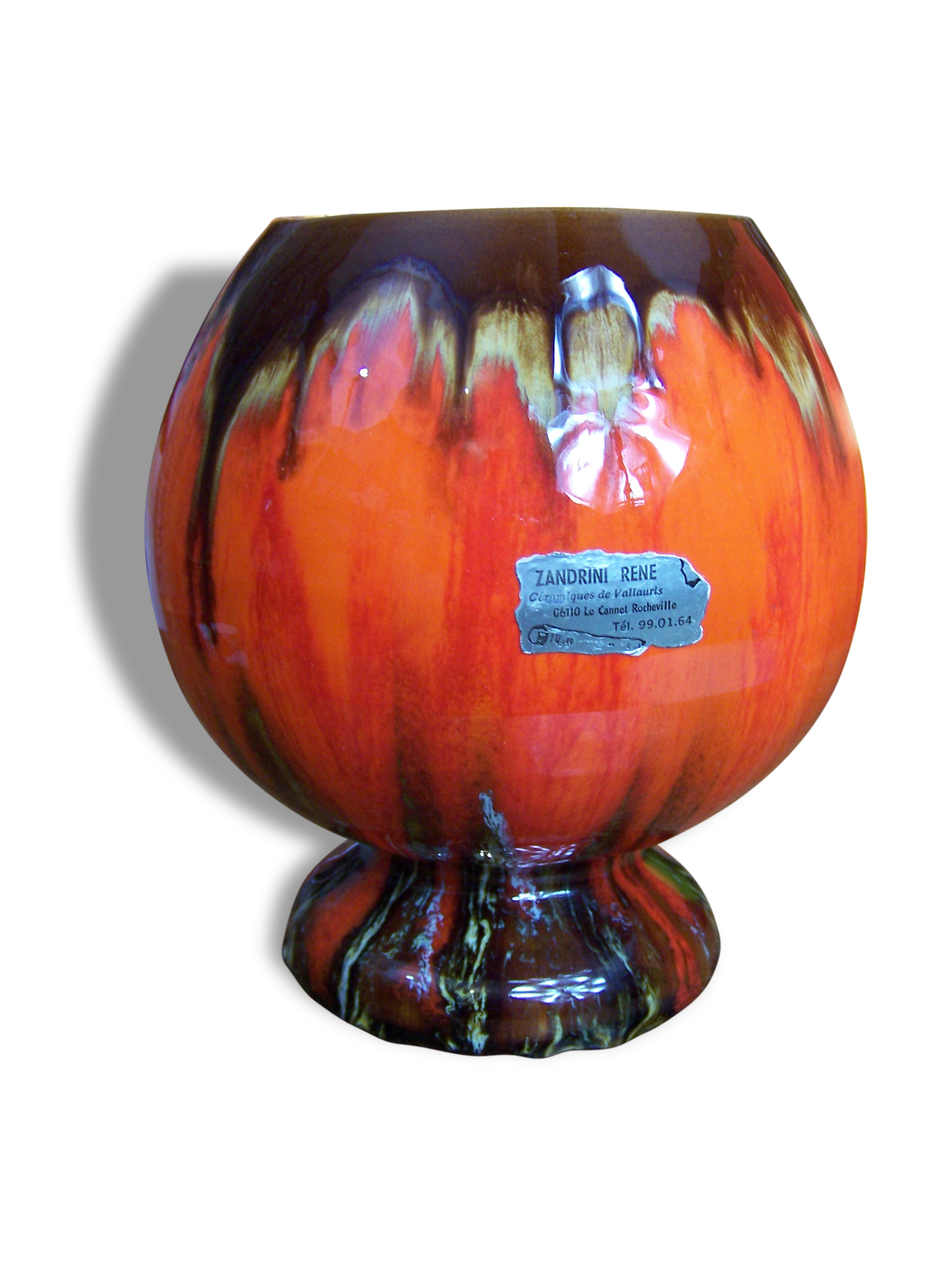 Vase ball Vallauris