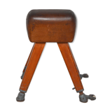 Former horse of arçon in wood and steel