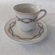 Cup and under coffee cup Limoges B & C