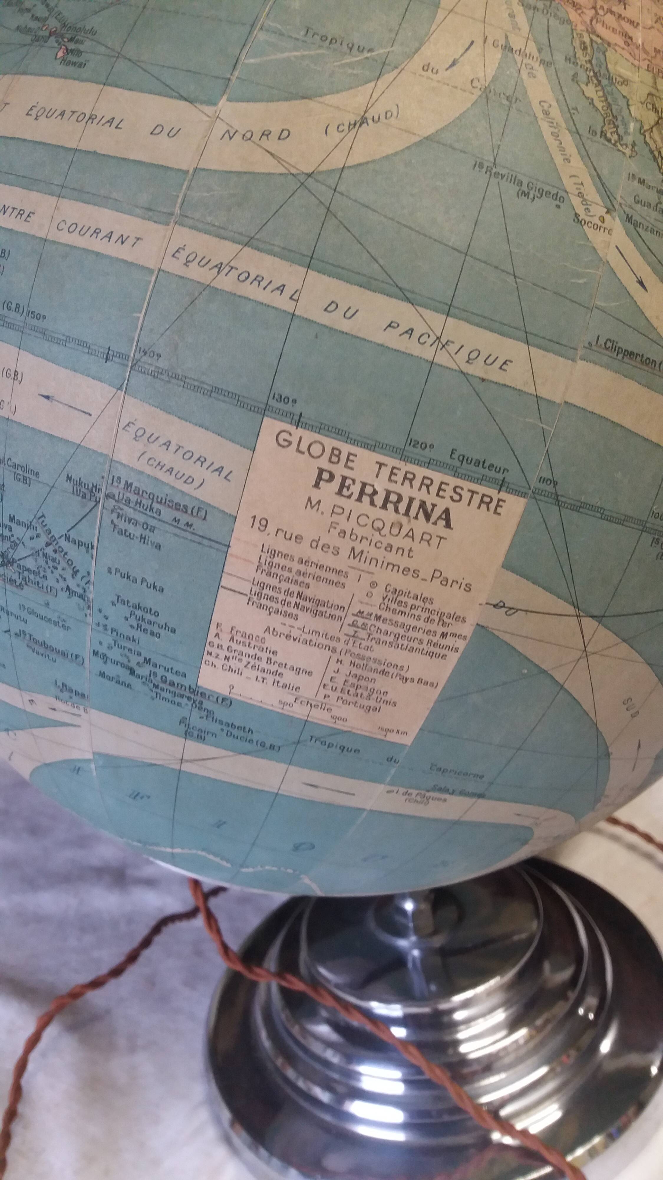 Perrina globe, 1950s