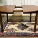 Table des années 1970 en teck avec 1 allonge