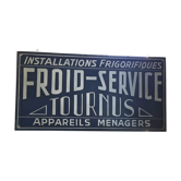 Enseigne Frigo peinte à la main XXL 2x1m