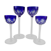 Verres en cristal tête à tête