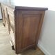 Solid oak sideboard, brutalist and Art Deco work, mid-century.