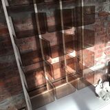 Plexi & funky 70's shelf