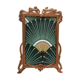 Cadre en cuivre Art Nouveau
