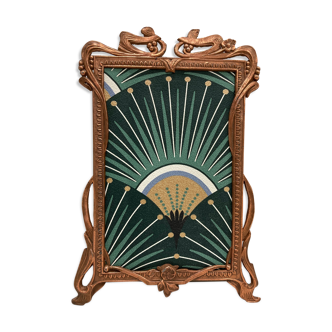 Cadre en cuivre Art Nouveau