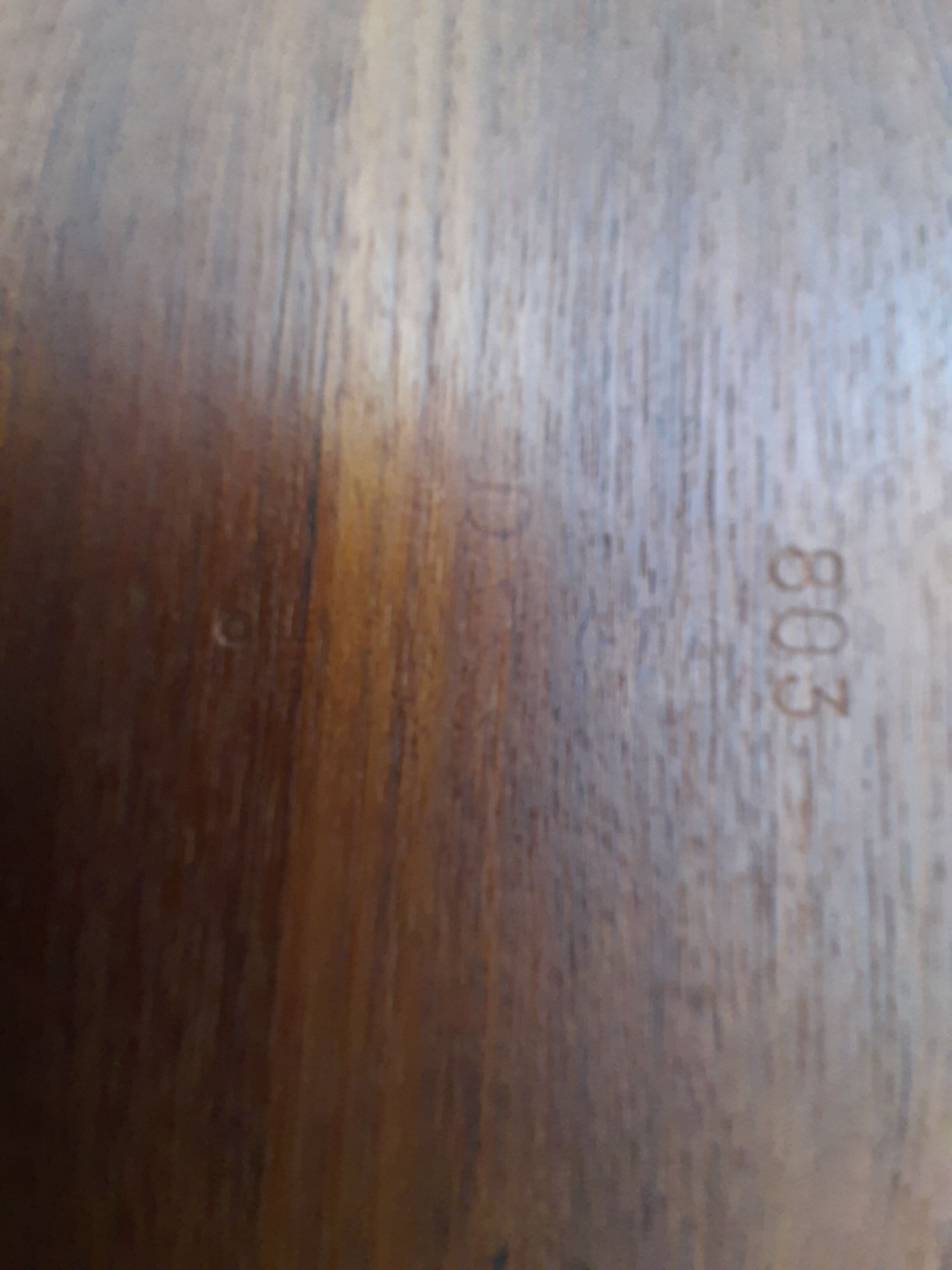 Danish vintage top for Dansk Design in teak 1950