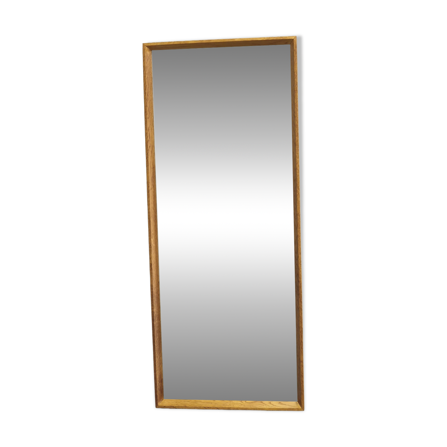 Danish Wall Mirror in Oak from the Mid-Century, 1960s