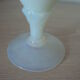 Vase soliflore  opaline blanc opalescent