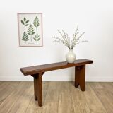 Handcrafted oak bench