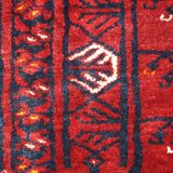 Vintage carpet turkmen engsi handmade 124cm x 165cm 1970s - 1c431