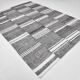 White & Black Striped Oversize Kilim Rug, 206x304Cm