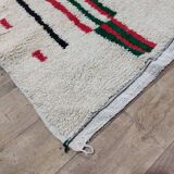 Handmade wool Berber rug 300x195 cm