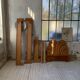 Bed 1 place "palm" wicker and rattan Vivai Del Sud