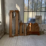 Bed 1 place "palm" wicker and rattan Vivai Del Sud