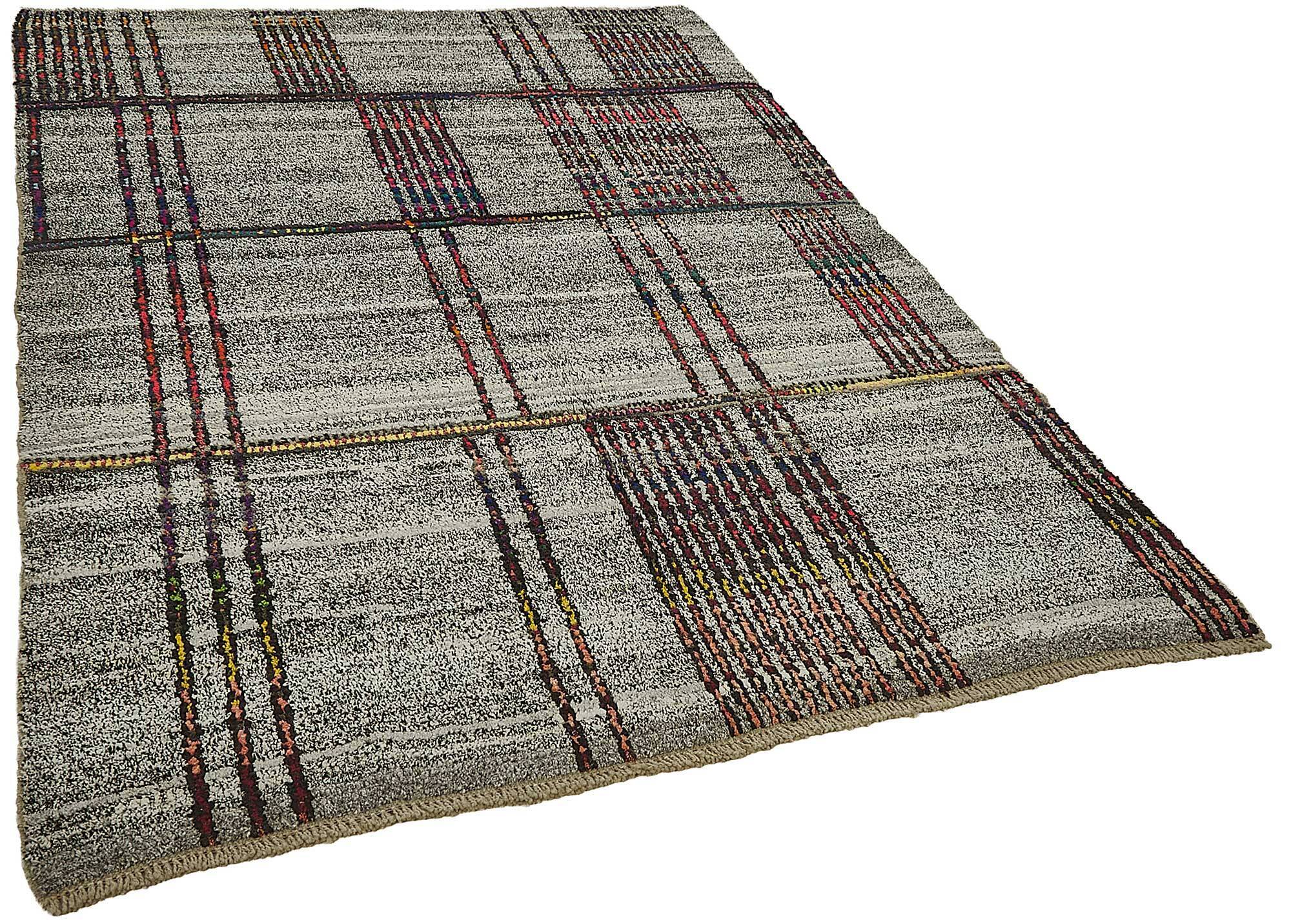 Handwoven Turkish Recycled Boho Rug 177 cm x 237 cm