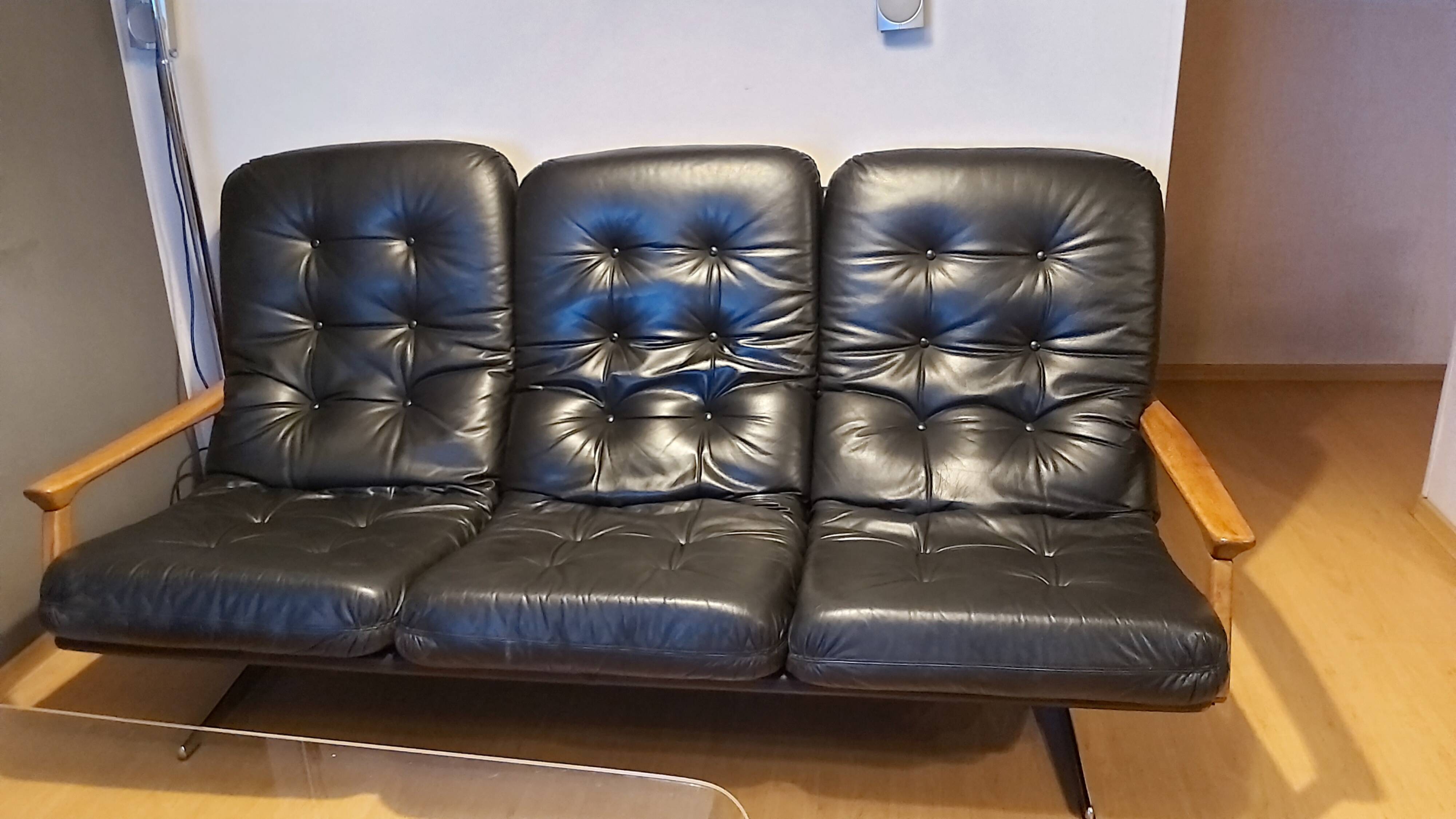 Vintage 3-seater sofa by E. Schmidt for Soloform