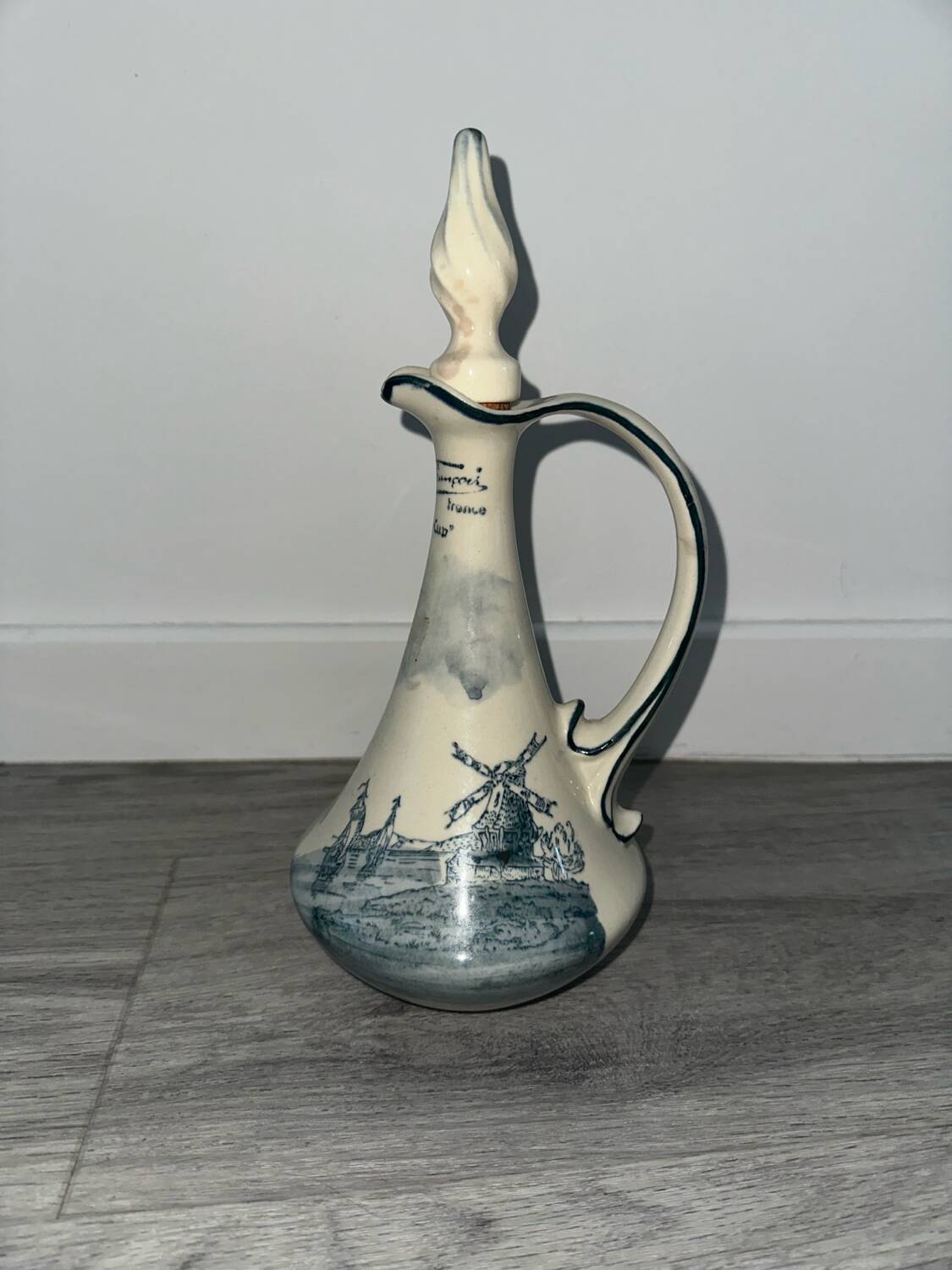 Abbé François Gold Cup enamelled stoneware ewer