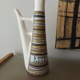 Ceramic pitcher " rum " roger capron , vallauris