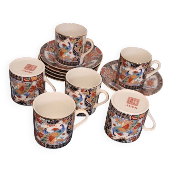 Service a café vintage japonais