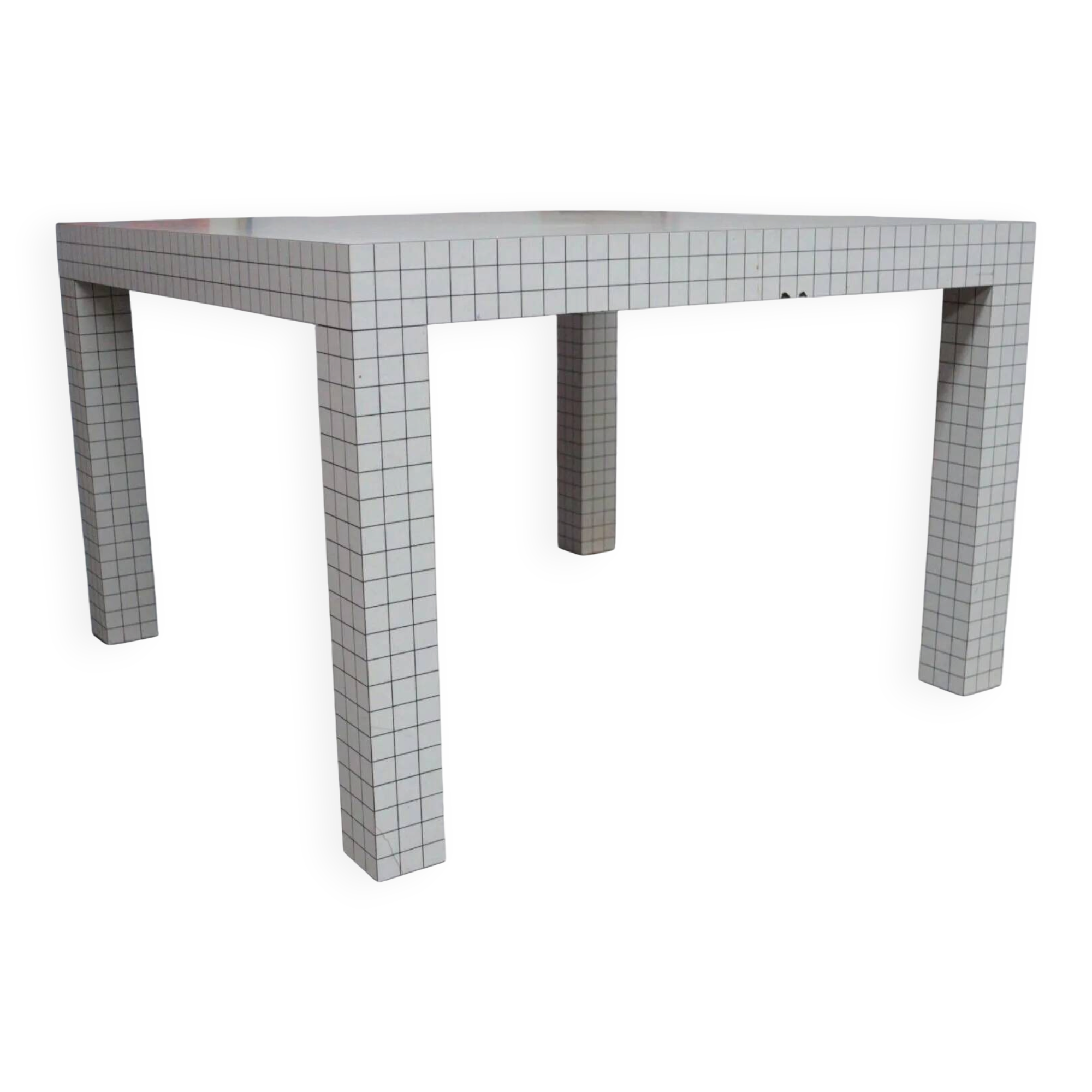 Table "Quaderna" (111x111) - Superstudio for Zanotta - Original edition