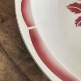 Plat creux à fleurs ancien