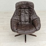 1970s, Vintage Danish leather armchair by H.W.Klein, original condition.
