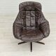 1970s, Vintage Danish leather armchair by H.W.Klein, original condition.