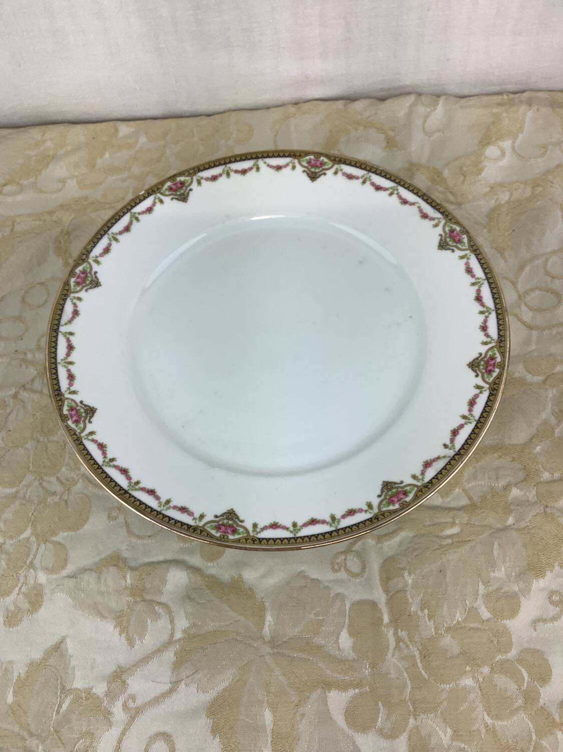 Antique Limoges porcelain fruit bowl from France