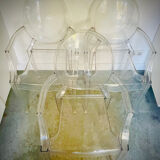 3 fauteuils Louis Ghost de Philippe Starck