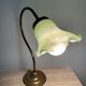Vintage Kaelle lamp signed in brass and glass paste 70s
