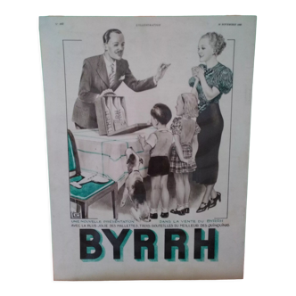 Advertisement byrrh drink issue period review year 30 hot lamination (brilliant)