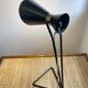 Vintage 1970s black metal cocotte lamp