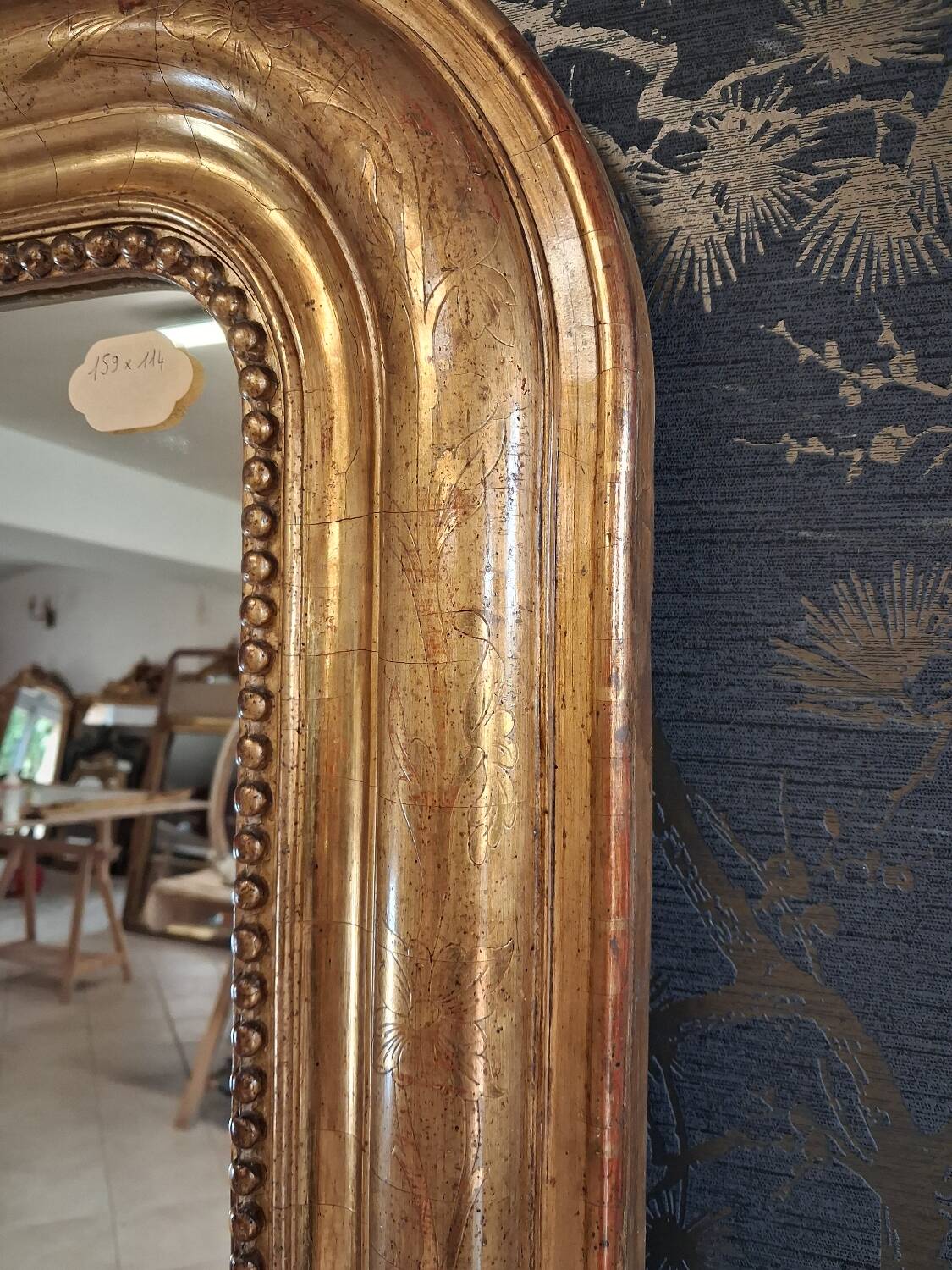 Louis Philippe mirror 159 x 114