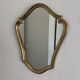 Vintage mirror 1960s Belgian rocaille style gilded wood - 61 x 49 cm