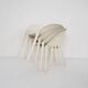 Set of 4 "Soft Egg" chairs by Philippe Starck for Driade, Italy