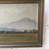 Old oil painting 1917