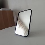 Vintage barber style tabletop mirror