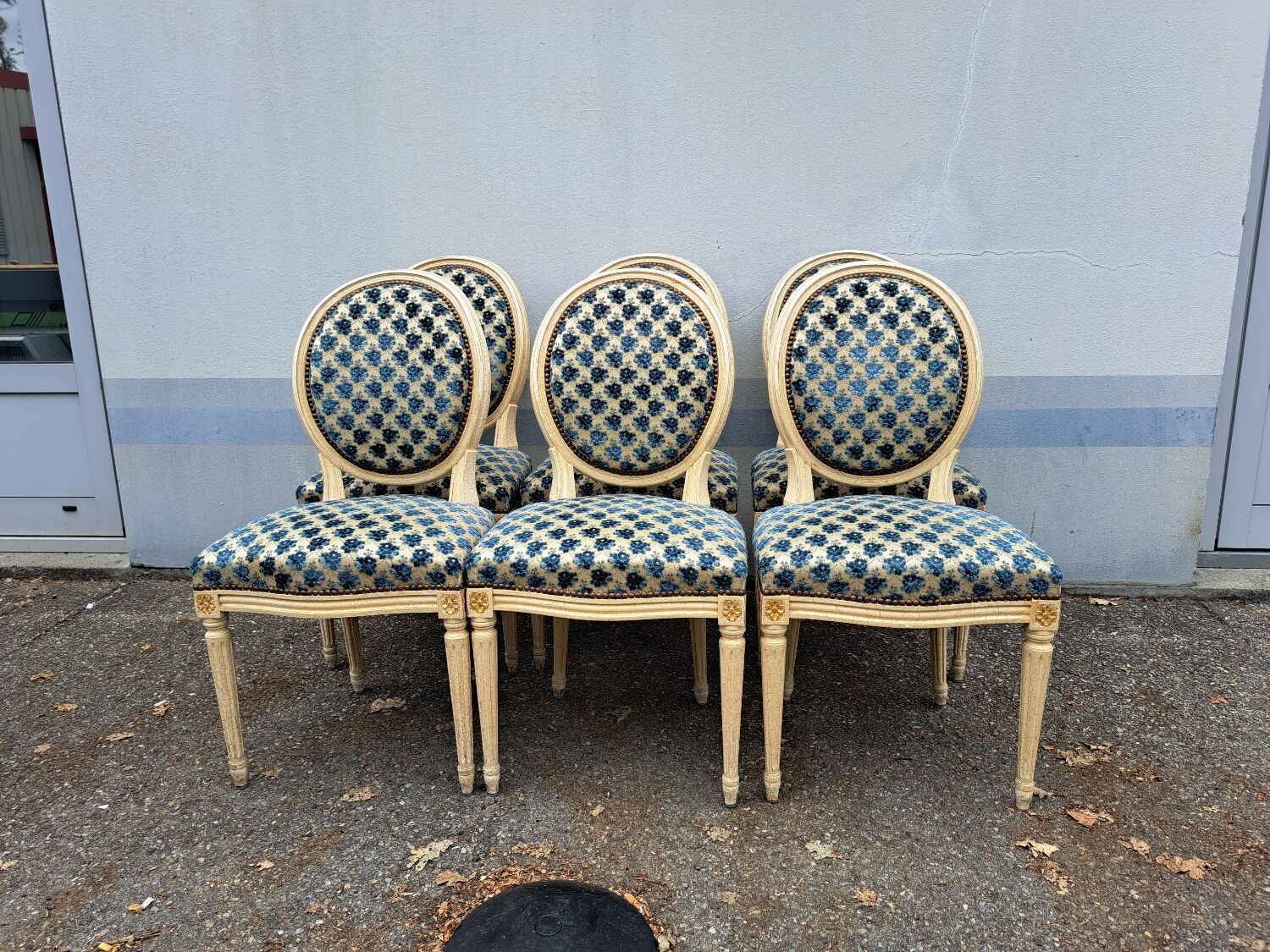 Chaises médaillon