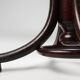 Tabouret de piano Thonet en bois de hêtre courbé avec assise en rotin, Autriche vers 1900
