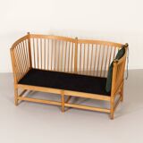 SPOKE-BACK SOFA BY BORGE MORGENSEN FOR FRITZ HANSEN, 1963 | EARLY EDITION