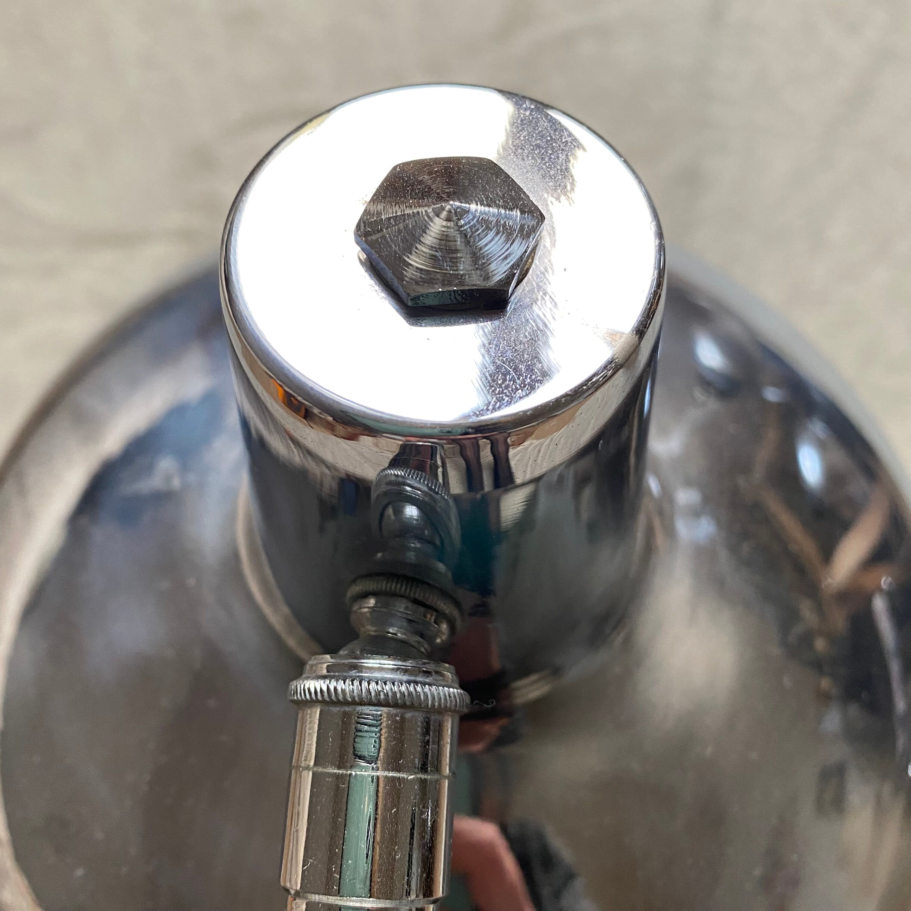 Lampe de bureau chromée années 50