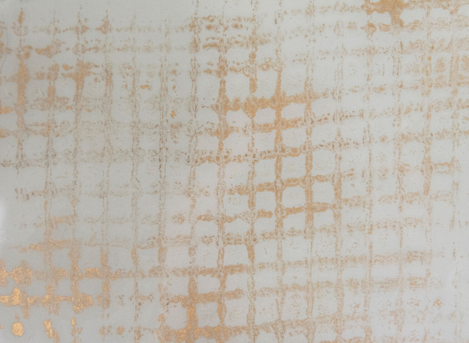 Tableau à l'huile sur papier "cage dorée 1" -