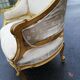 Banquette Napoléon 3 style Louis XV