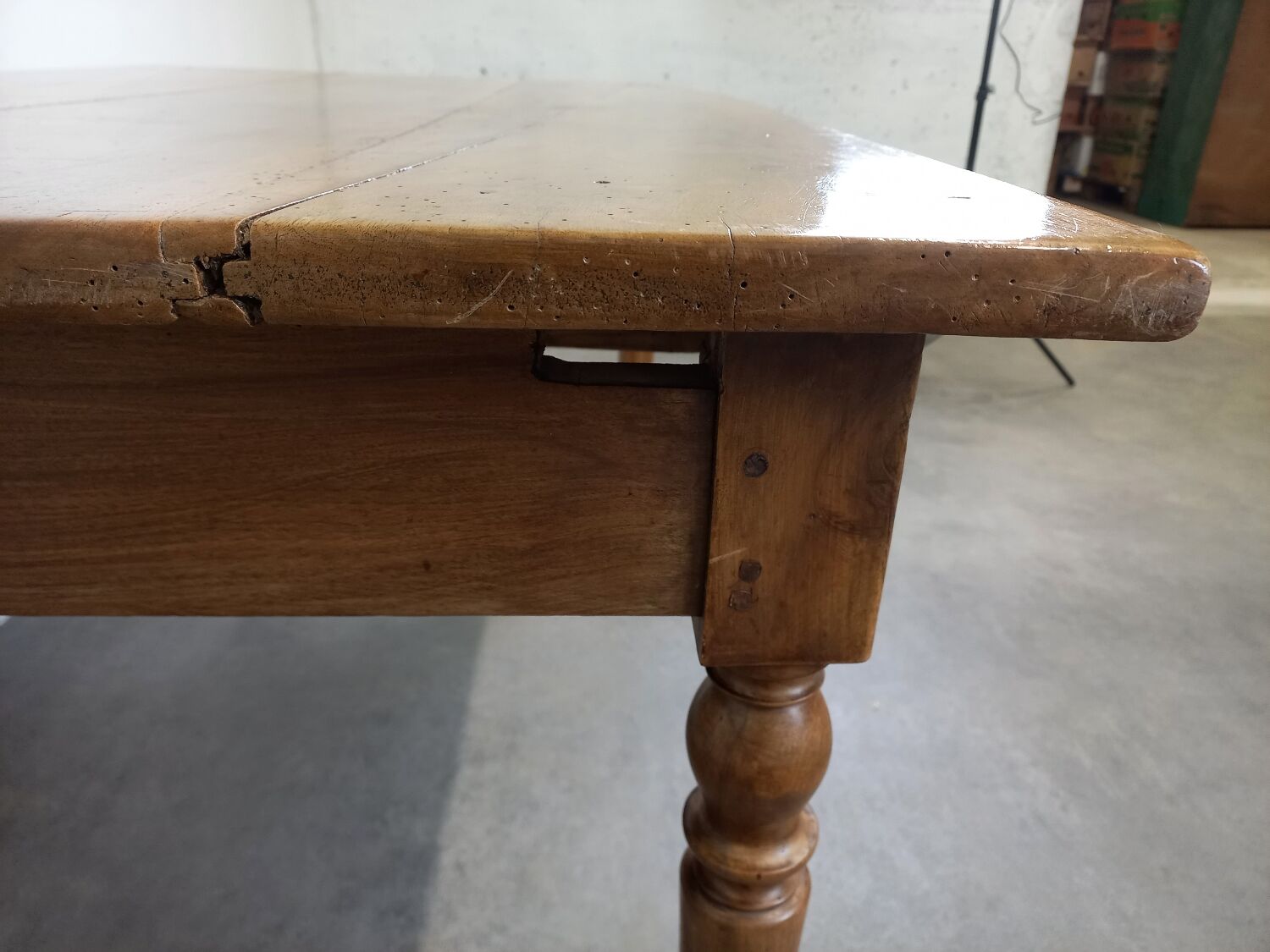 Walnut bistro table