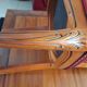 superb set of (8/10) Louis XV chairs in solid cherry with burgundy velvet
