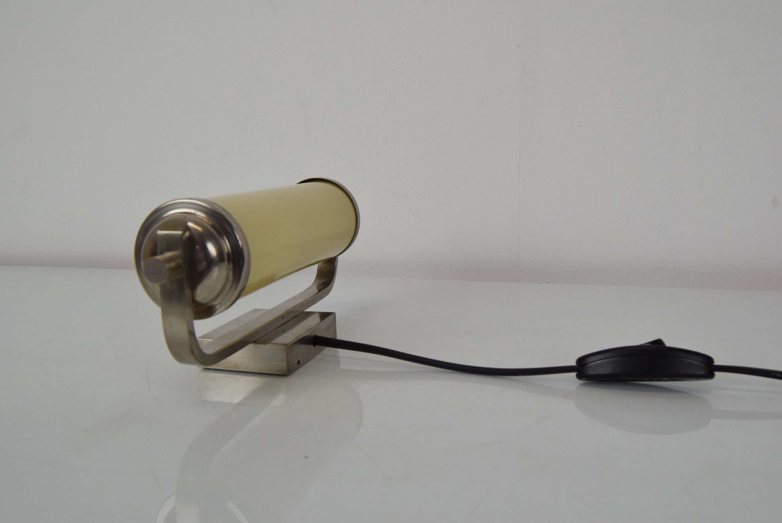 Art deco tubular wall lamp,1930's.