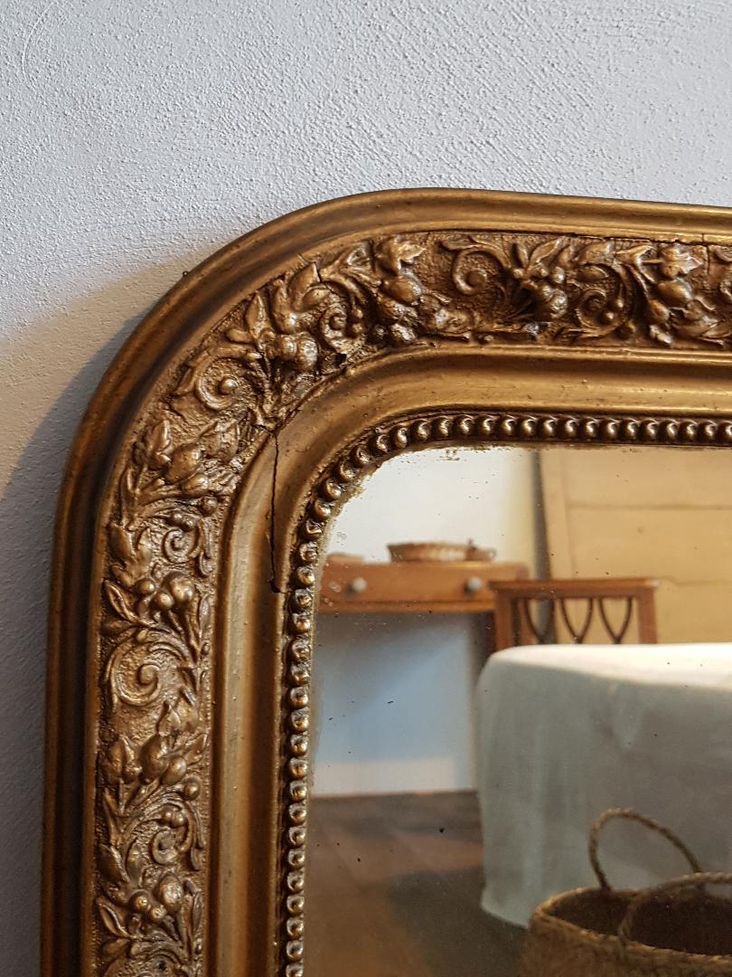 Old golden mirror 71x56cm
